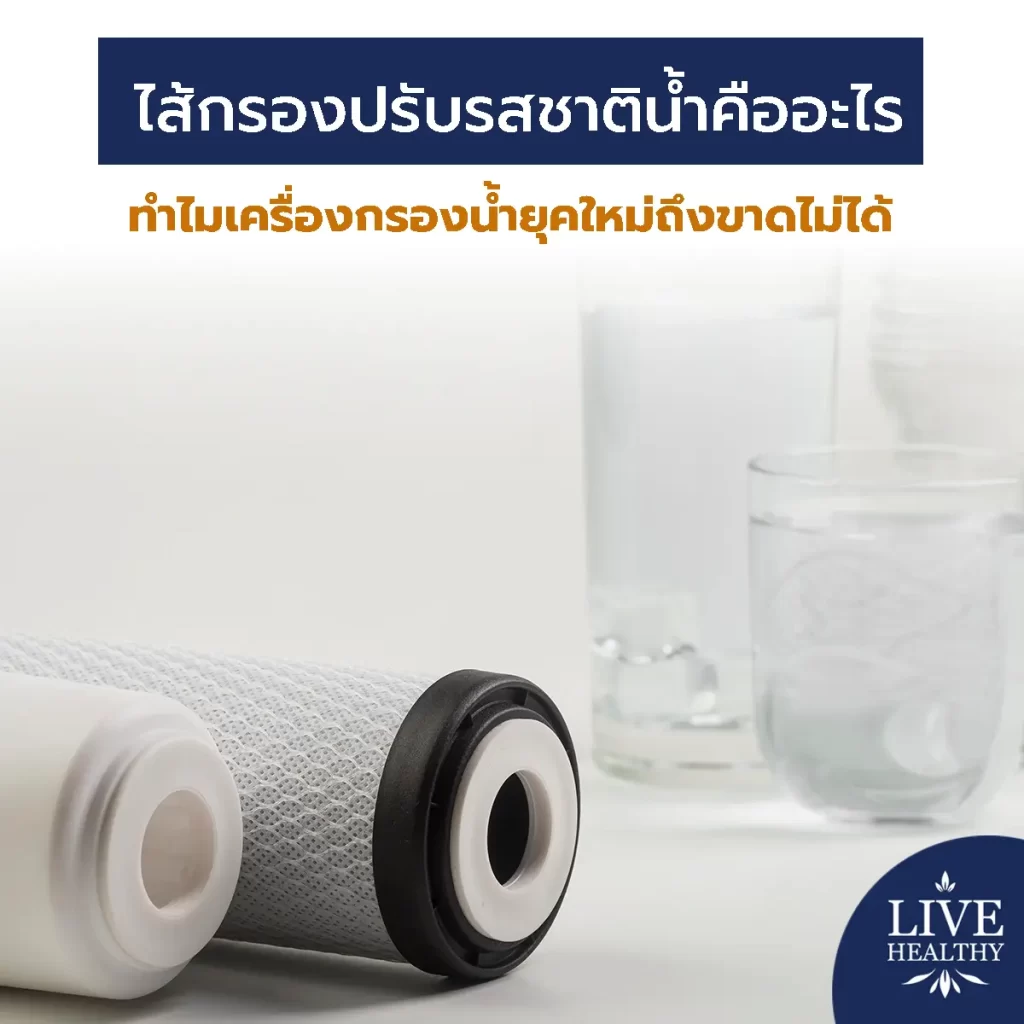 ไส้กรองปรับรสชาติน้ำ คืออะไร ทำไมเครื่องกรองน้ำยุคใหม่ถึงขาดไม่ได้