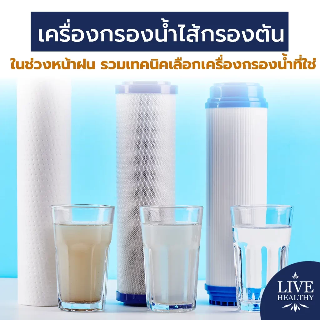 เปิดสาเหตุ เครื่องกรองน้ำ ไส้กรองตัน หน้าฝน และเทคนิคเลือกเครื่องกรองน้ำที่ใช่